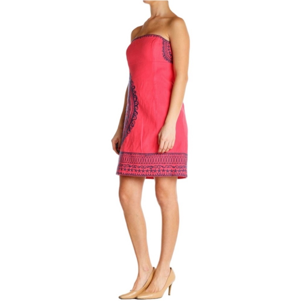 Lilly Pulitzer Pink Strapless Mini Dress